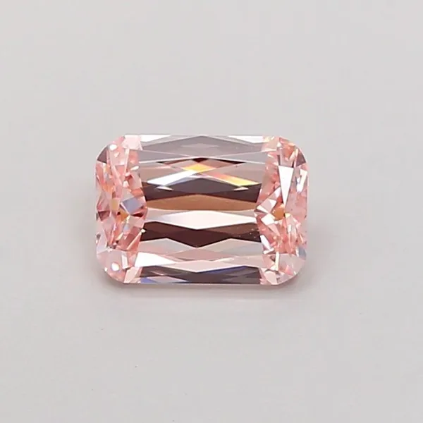 1.07ct CUSHION Fancy Pink VS1 Coloured Lab diamond