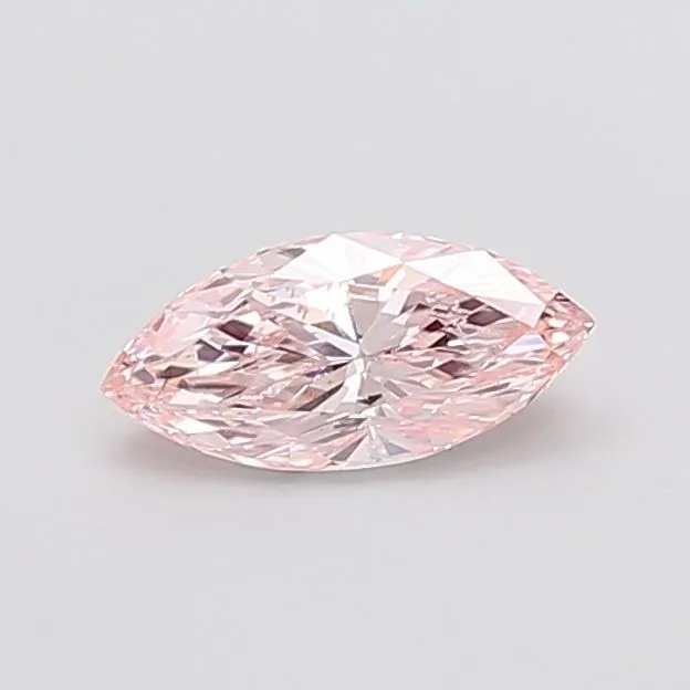 0.87ct MARQUISE Fancy Pink VS2 Coloured Lab diamond