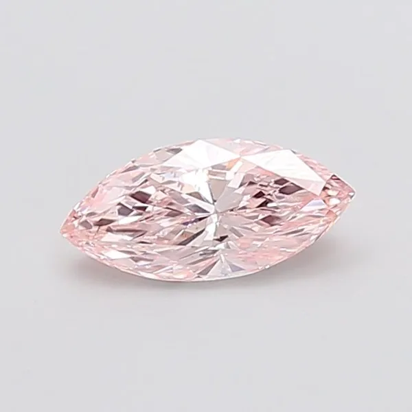0.87ct MARQUISE Fancy Pink VS2 Coloured Lab diamond