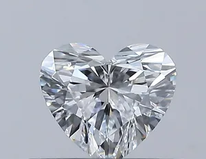 0.32ct HEART D VVS2 Natural diamond