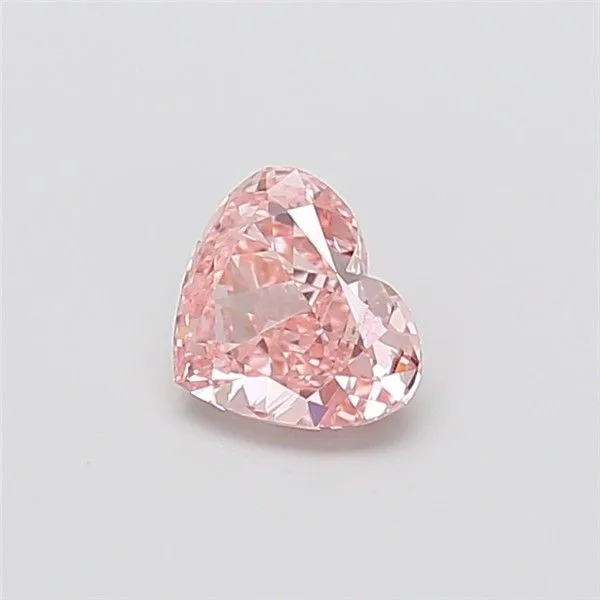 1.10ct HEART Fancy Intense Pink VVS2 Coloured Lab diamond