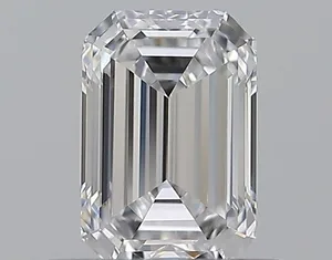 0.52ct EMERALD D VVS2 Natural diamond
