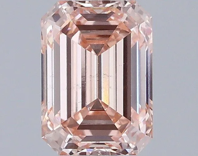 1.40ct EMERALD Fancy Intense Pink VS2 Coloured Lab diamond