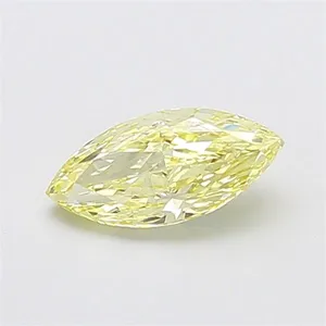 1.03ct MARQUISE Fancy Yellow VVS2 Coloured Lab diamond