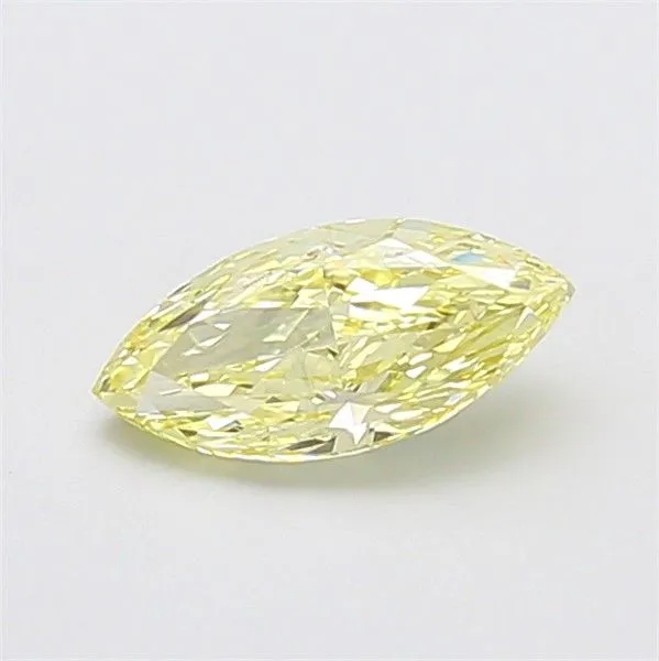 1.03ct MARQUISE Fancy Yellow VVS2 Coloured Lab diamond