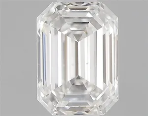 0.3ct EMERALD F VS2 Natural diamond