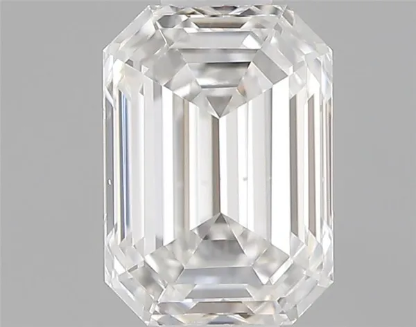 0.3ct EMERALD F VS2 Natural diamond