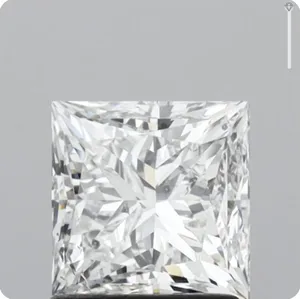 1.51ct PRINCESS G SI2 Natural diamond
