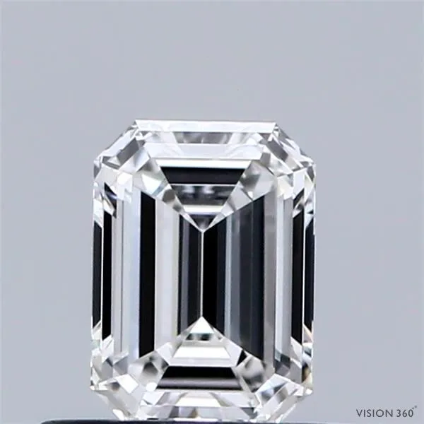 0.5ct EMERALD F VVS2 Natural diamond