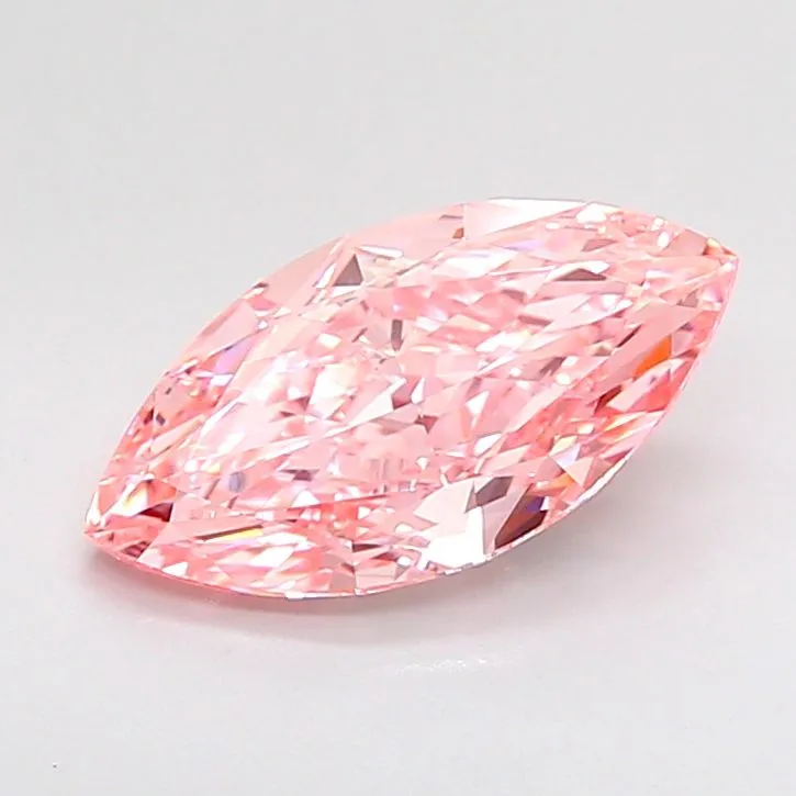 2.05ct MARQUISE Fancy Vivid Pink VVS2 Coloured Lab diamond