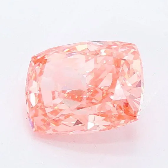 1.11ct CUSHION Fancy Vivid Pink VVS2 Coloured Lab diamond
