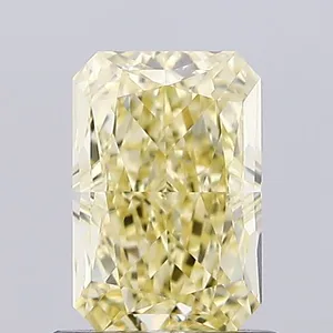 1.02ct RADIANT Fancy Yellow VVS2 Coloured Lab diamond