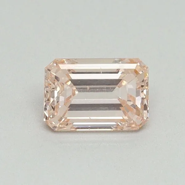 0.5ct EMERALD Fancy Intense Pink VS2 Coloured Lab diamond
