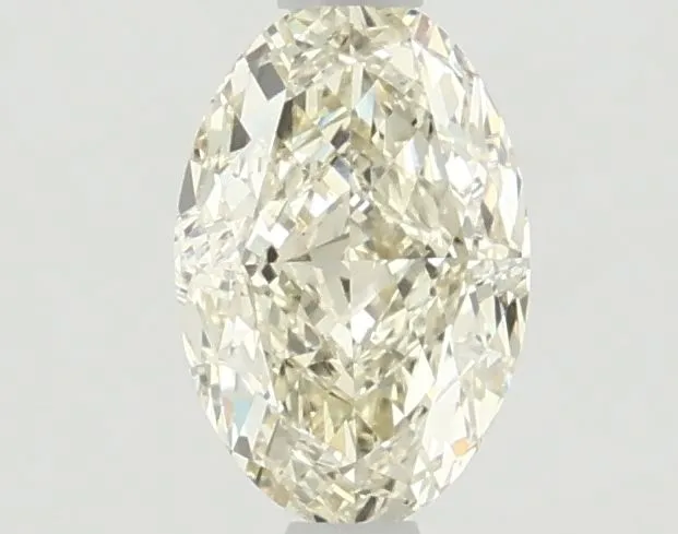 1.12ct OVAL Fancy Light Yellow VVS2 Coloured Lab diamond