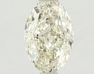 1.12ct OVAL Fancy Light Yellow VVS2 Coloured Lab diamond