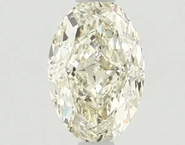 1.12ct OVAL Fancy Light Yellow VVS2 Coloured Lab diamond