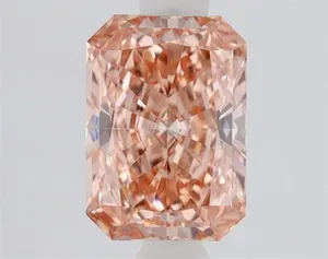 1.1ct RADIANT Fancy Vivid Pink VVS2 Coloured Lab diamond