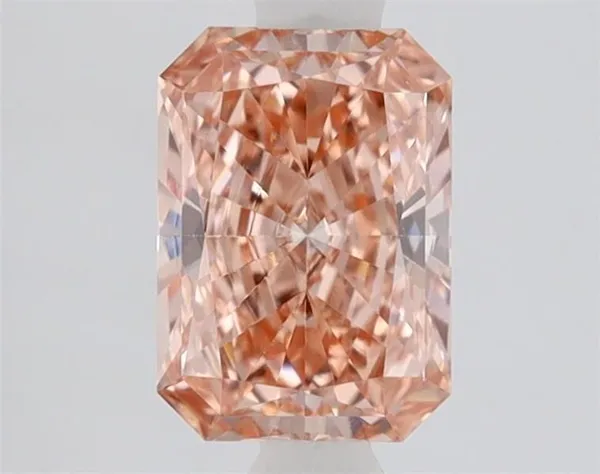 1.1ct RADIANT Fancy Vivid Pink VVS2 Coloured Lab diamond