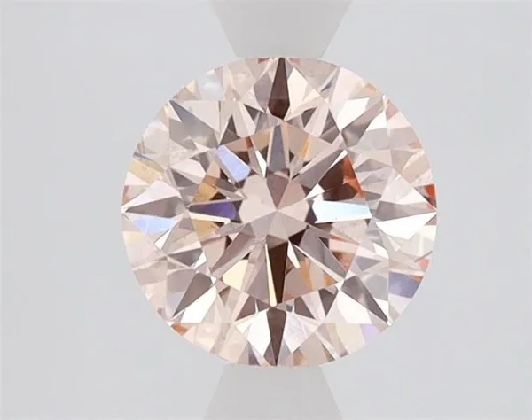 1.05ct ROUND Fancy Pink VS2 Coloured Lab diamond