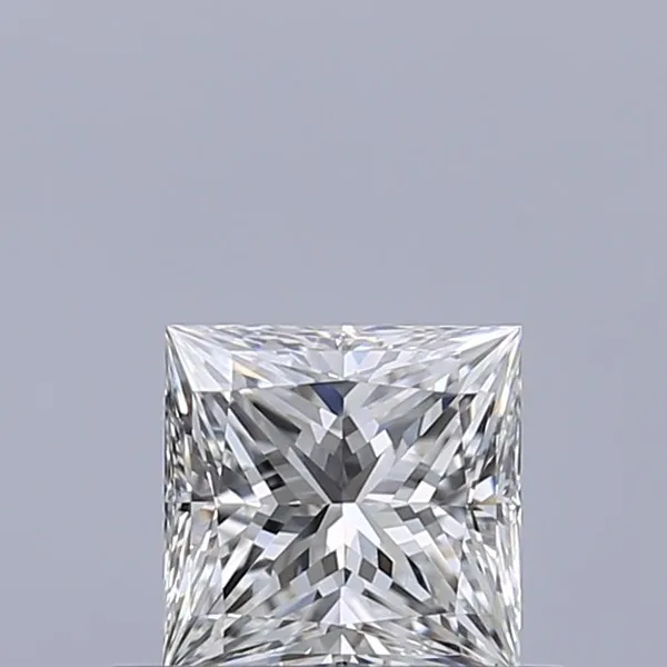 0.48ct PRINCESS F VVS1 Natural diamond
