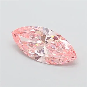 1.21ct MARQUISE Fancy Vivid Pink VVS2 Coloured Lab diamond