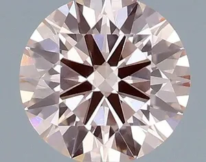 0.47ct ROUND Fancy Intense Pink VVS2 Coloured Lab diamond