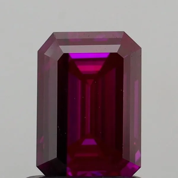 1ct EMERALD Fancy Vivid Pink SI2 Coloured Lab diamond