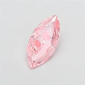 1.02ct MARQUISE Fancy Vivid Pink VVS1 Coloured Lab diamond
