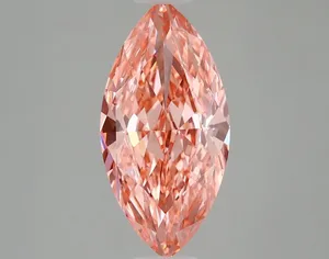 2.53ct MARQUISE Fancy Vivid Pink VVS2 Coloured Lab diamond