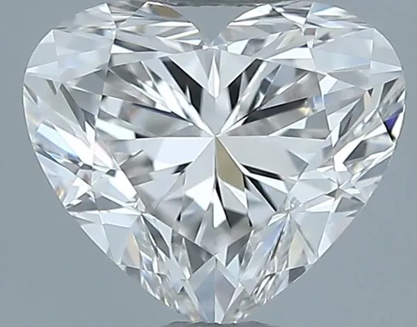 0.6ct HEART H VVS1 Natural diamond
