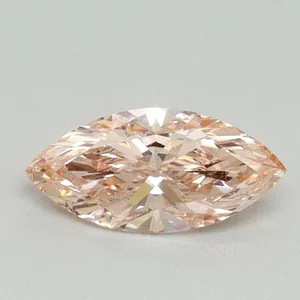 0.52ct MARQUISE Fancy Vivid Pink VS1 Coloured Lab diamond