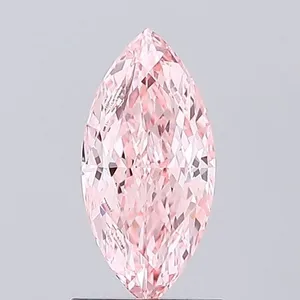 1.03ct MARQUISE Fancy Vivid Pink VVS2 Coloured Lab diamond