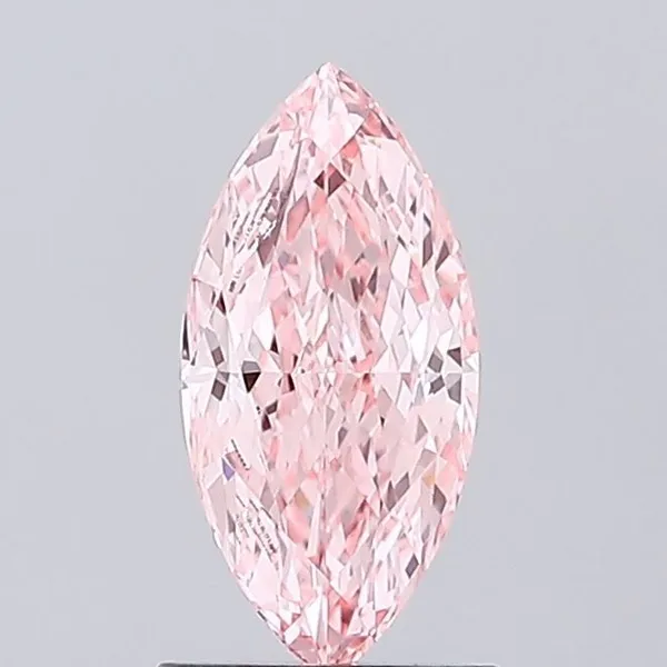 1.03ct MARQUISE Fancy Vivid Pink VVS2 Coloured Lab diamond