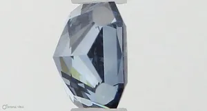0.41ct RADIANT Fancy Vivid Blue VVS1 Coloured Lab diamond