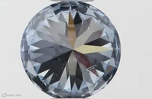 0.5ct ROUND Fancy Intense Blue SI2 Coloured Lab diamond