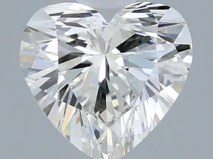0.6ct HEART F VVS2 Lab diamond