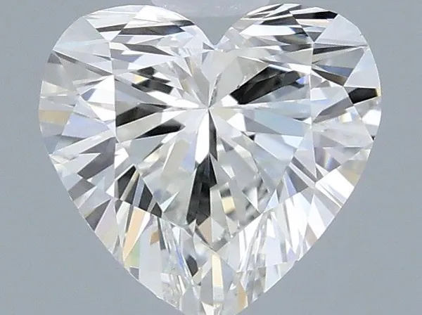 0.6ct HEART F VVS2 Lab diamond