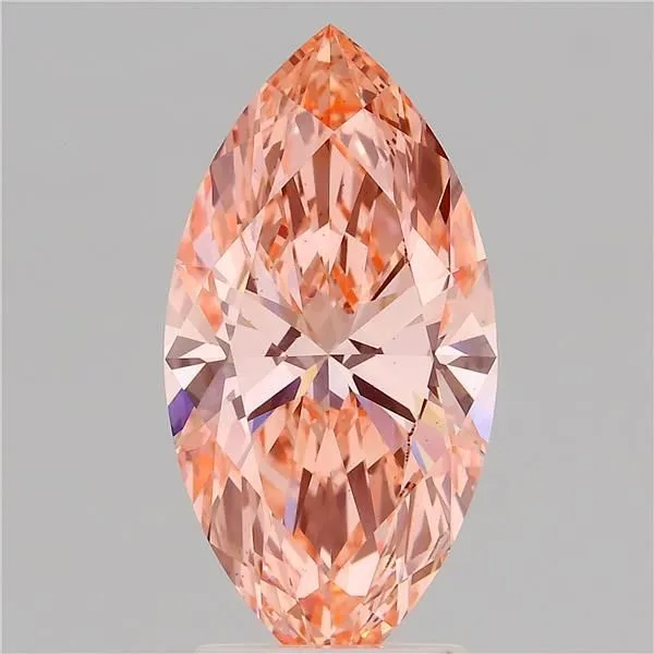 2.52ct MARQUISE Fancy Vivid Pink VS1 Coloured Lab diamond