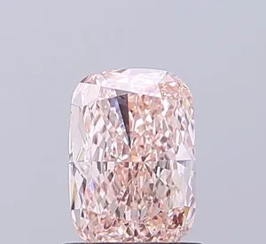 1.04ct CUSHION Fancy Pink VVS2 Coloured Lab diamond