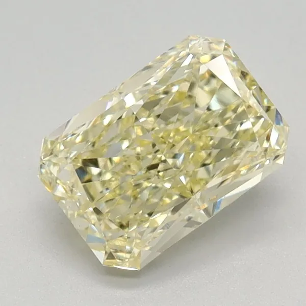 1.27ct RADIANT Fancy Yellow VS1 Coloured Lab diamond