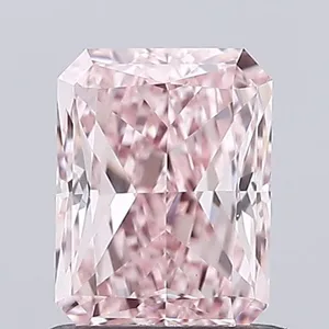 1.03ct RADIANT Fancy Intense Pink VVS2 Coloured Lab diamond