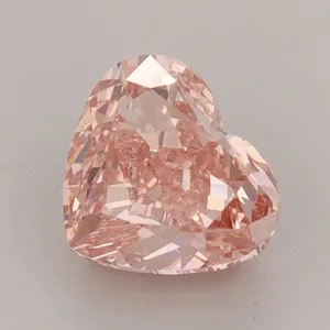 1.78ct HEART Fancy Intense Pink VS1 Coloured Lab diamond