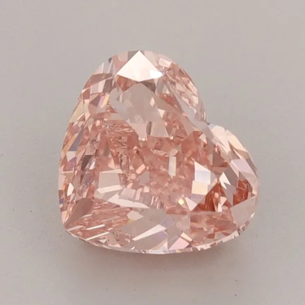 1.78ct HEART Fancy Intense Pink VS1 Coloured Lab diamond