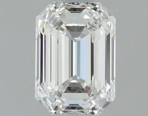 0.41ct EMERALD F VS2 Natural diamond