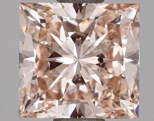 2ct PRINCESS Fancy Intense Pink VS1 Coloured Lab diamond
