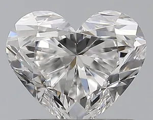 0.71ct HEART E VVS2 Natural diamond