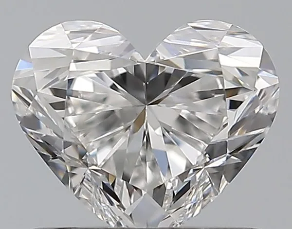 0.71ct HEART E VVS2 Natural diamond