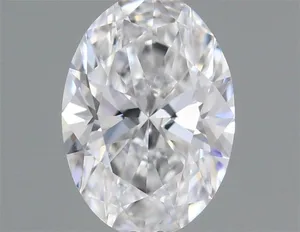 0.42ct OVAL D VVS2 Natural diamond