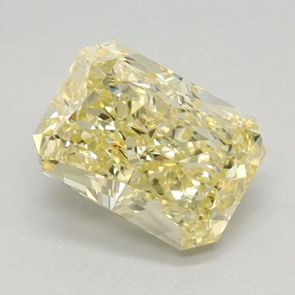 1.19ct RADIANT Fancy Intense Yellow VVS2 Coloured Lab diamond