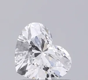 1ct HEART D VVS2 Lab diamond